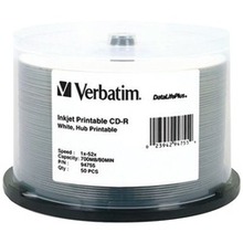 Verbatim 700mb 80-minute 52x Datalifeplus Cd-rs, 50-ct Spindle (pack Of 1 Ea)