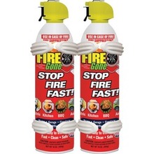 Fire Gone Fire Suppressants With Bracket, 2 Pk (pack Of 1 Ea)