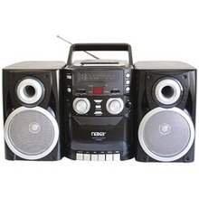 Naxa Portable Cd Player With Am And Fm Radio, Cassette &amp; Detachable Speakers (pack Of 1