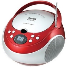 Naxa Portable Cd Player With Am And Fm Radio (red) (pack Of 1 Ea)