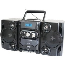 Naxa Portable Cd And Mp3 Player With Am And Fm Radio, Detachable Speakers, Remote &amp;
