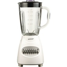 Brentwood Appliances 42-ounce 12-speed + Pulse Electric Blender With Glass Jar (white) (pack Of 1 E