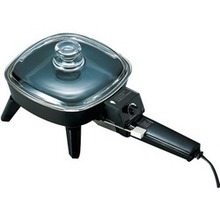 Brentwood Electric Skillet With Glass Lid (600w; 6") (pack Of 1 Ea)