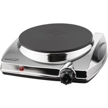Brentwood Electric Single Hotplate With Chrome Finish (pack Of 1 Ea)