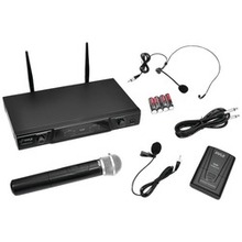 Pyle Pro Vhf Wireless Microphone Receiver System With Independent Volume Control (pack Of 1 Ea)