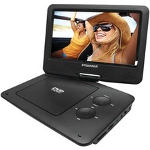 Sylvania 9" Portable Dvd Players With 5-hour Battery (black) (pack Of 1 Ea)