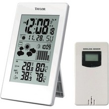 Taylor Digital Weather Forecaster With Barometer & Alarm Clock (pack Of 1 Ea)