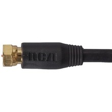 Rca Rg6 Coaxial Cable (50ft; Black) (pack Of 1 Ea)
