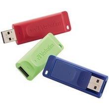 Verbatim 4gb Store 'n' Go Usb Flash Drives, 3 Pk (pack Of 1 Ea)