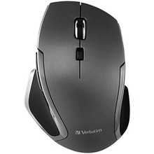 Verbatim Wireless Notebook 6-button Deluxe Blue Led Mouse (graphite) (pack Of 1 Ea)
