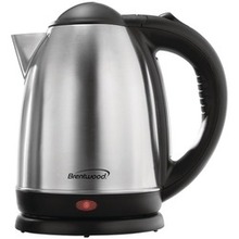 Brentwood 1.7-liter Stainless Steel Electric Cordless Tea Kettle (pack Of 1 Ea)