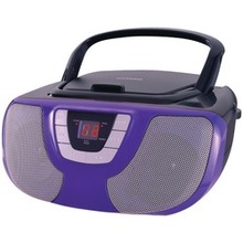 Sylvania Portable Cd Radio Boom Box (purple) (pack Of 1 Ea)