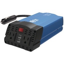 Tripp Lite 375-watt-continuous Powerverter Ultracompact Car Inverter With Usb &amp; Battery Cab