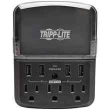 Tripp Lite Protect It! 3-outlet Personal Charging Station With 4 Usb Ports (pack Of 1 Ea)