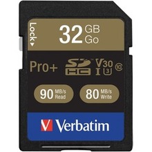 Verbatim Class 10 32gb Pro Plus 600x Sdhc Memory Card (pack Of 1 Ea)