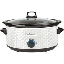 Brentwood Appliances 7-quart Slow Cooker (pearl White) (pack Of 1 Ea)