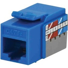 Datacomm Electronics Cat-5e Jacks, 10 Pack (blue) (pack Of 1 Ea)