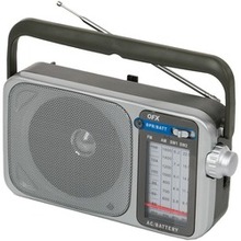 Qfx Retro Am And Fm And Sw1 And Sw2 Portable Radio (pack Of 1 Ea)