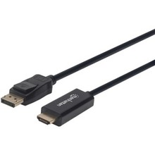 Manhattan 4k @ 60 Hz Displayport To Hdmi Cable (3-foot) (pack Of 1 Ea)