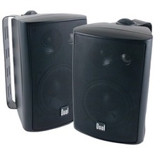 Dual 4" 3-way Indoor And Outdoor Speakers (black) (pack Of 1 Ea)