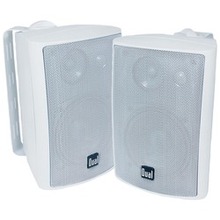 Dual 4" 3-way Indoor And Outdoor Speakers (white) (pack Of 1 Ea)