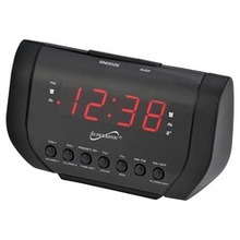 Supersonic Dual Alarm Clock Radio With Usb Charging Port (pack Of 1 Ea)