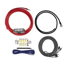 T-spec V8 Series 8-gauge 600-watt Amp Installation Kit With Rca Cables (pack Of 1 Ea)