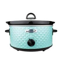 Brentwood Appliances 3.5-quart Diamond-pattern Slow Cooker (blue) (pack Of 1 Ea)