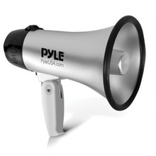 Pyle Battery-operated Compact And Portable Megaphone Speaker With Siren Alarm Mode (silver) (pack O