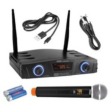 Pyle Compact Uhf Pro Wireless Microphone System With Handheld Microphone (pack Of 1 Ea)