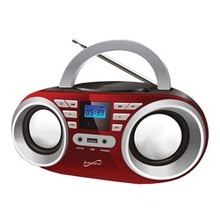 Supersonic Portable Audio System (red) (pack Of 1 Ea)