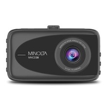 Minolta Mncd38 1080p Full Hd Dash Camera With 3.2-inch Lcd Screen (black) (pack Of 1 Ea)