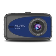 Minolta Mncd38 1080p Full Hd Dash Camera With 3.2-inch Lcd Screen (blue) (pack Of 1 Ea)