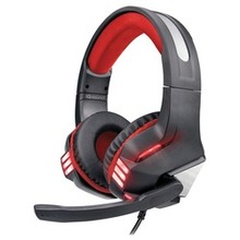 Supersonic Pro-wired Gaming Headset With Lights (red) (pack Of 1 Ea)