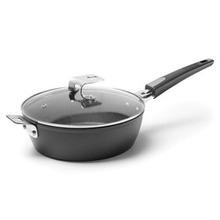 The Rock By Starfrit The Rock By Starfrit 9-inch Deep Fry Pan And Dutch Oven With Lid And T-lock De