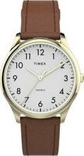 Timex TW2T72300 Women's Modern Easy Reader   32mm Brown Leather Strap Watch G818-TW2T72300