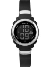 Timex TW5M29300 DGTL Women's Digital 28mm Black Resin Strap Watch G818-TW5M29300