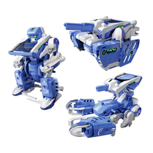 Diy 3 In 1 Solar Powered Transforming Robot