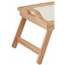 Breakfast In Bed Tray Table With Handles And Foldable Legs Q280-w98159651